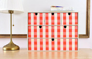 Gingham Organization Chest